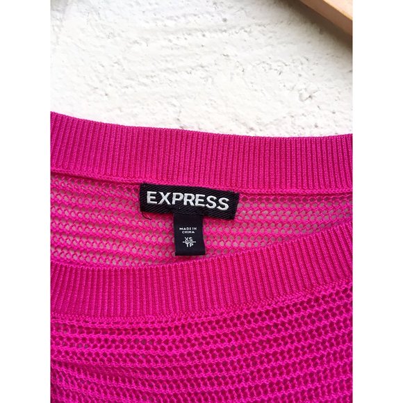 Express Open Weave Dolman Sleeve Sweater (XS) - Picture 5 of 5